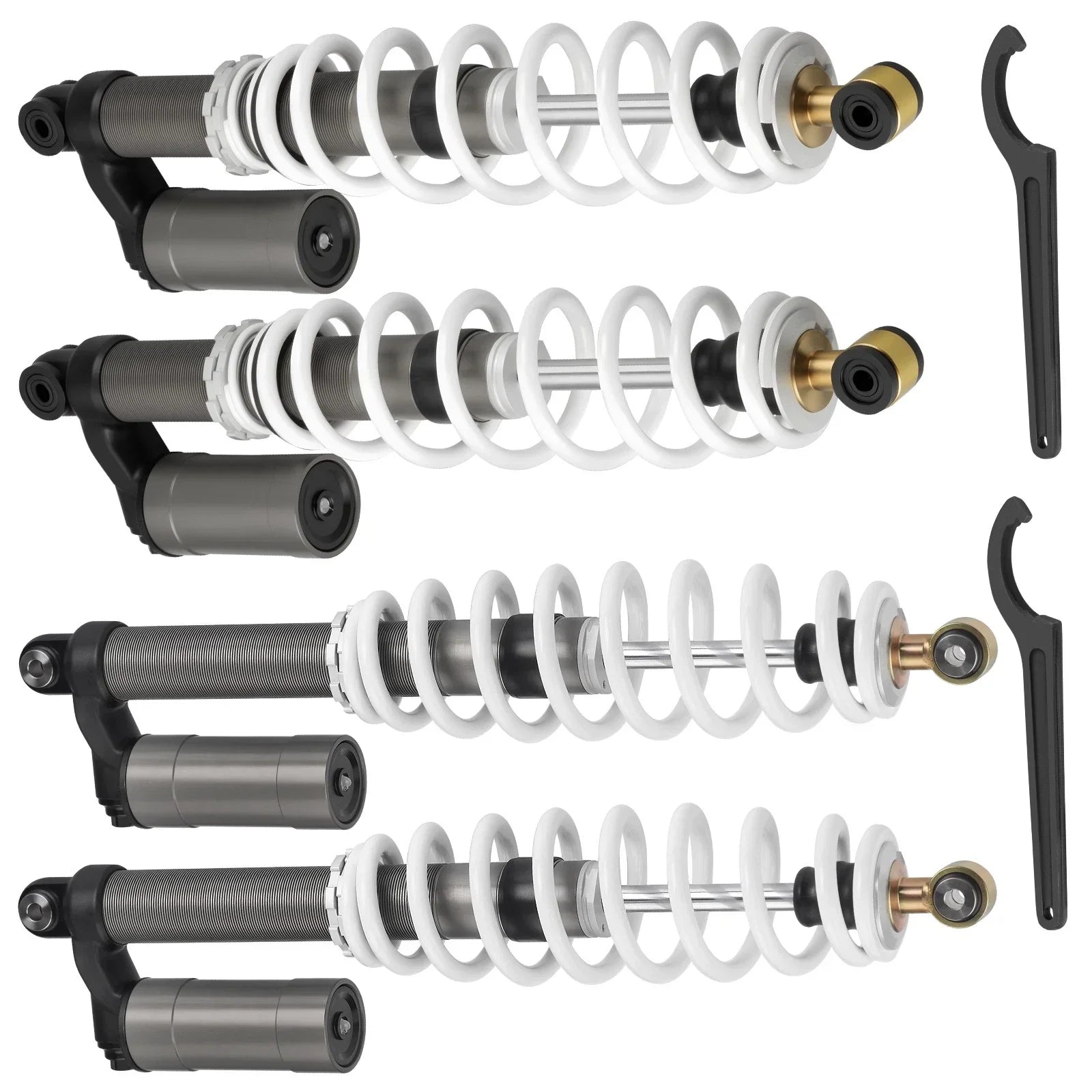 4pcs Air Shocks Absorbers w/ Tool for Polaris RZR S 800 EFI (2009–2012)
