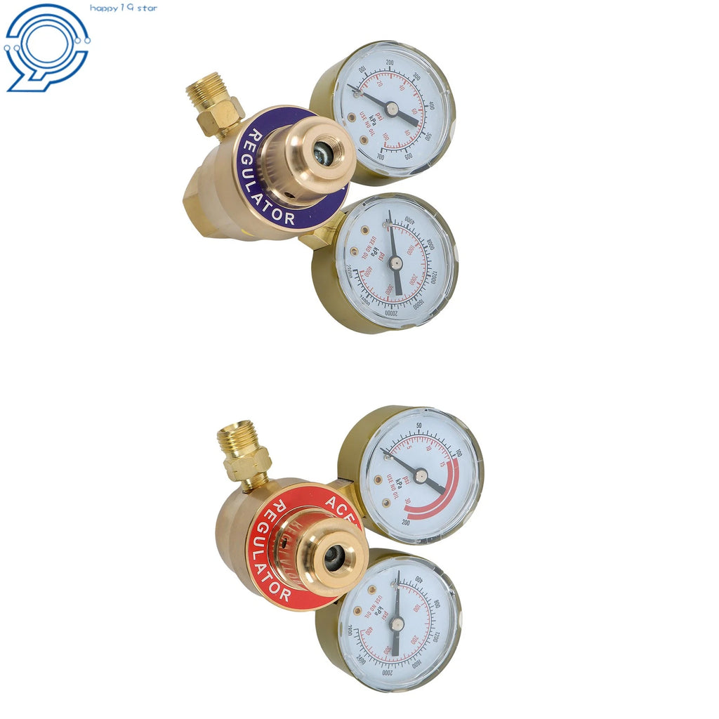 Oxygen Acetylene Gas Regulator for Welding Cutting Torch (Dual Gauge)