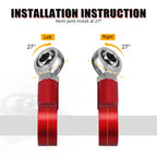 Aluminum Front Sway Bar End Links Kit for Can-Am Maverick X3 Turbo (2019–2023)