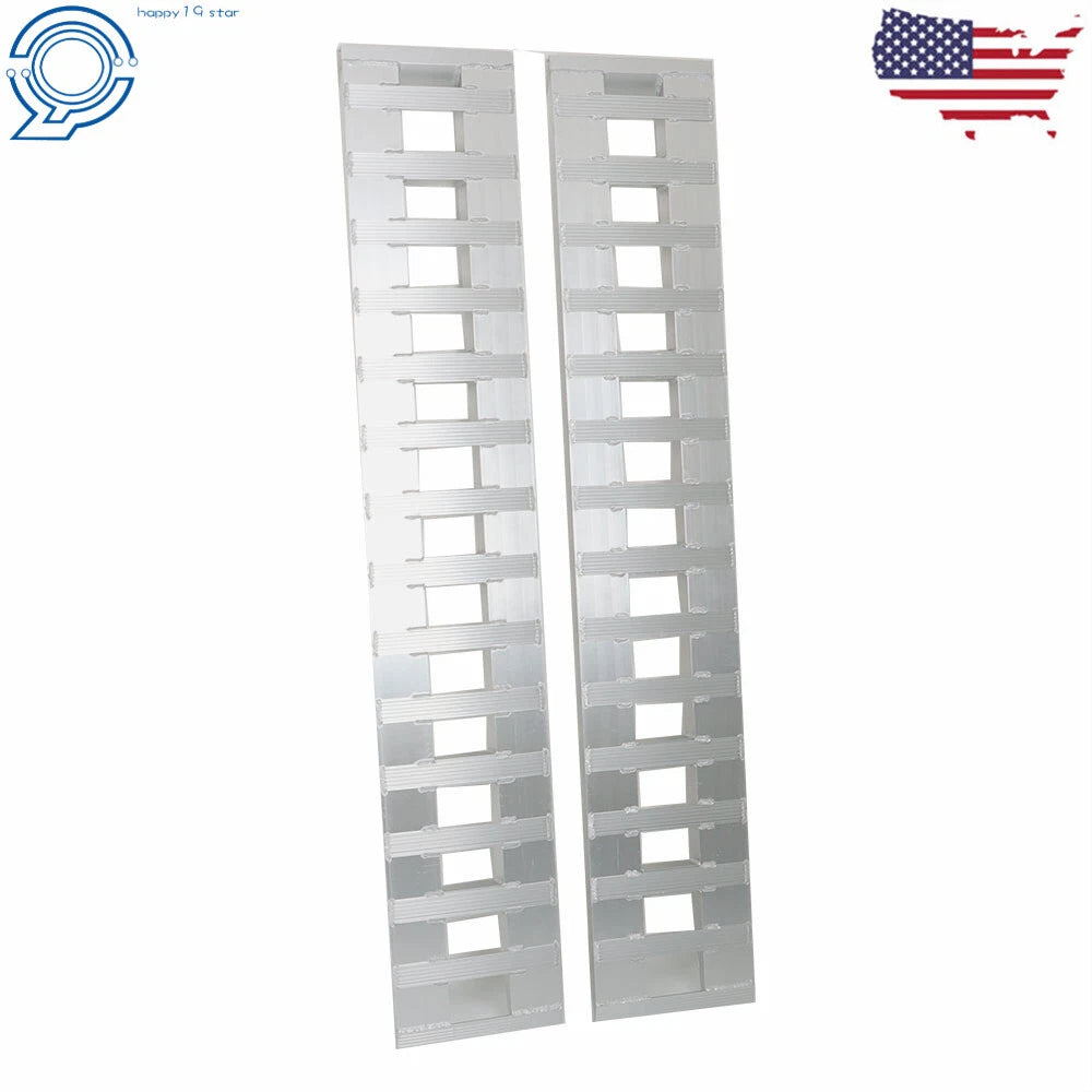 84" x 15" Aluminum Ramps for Truck Car Auto Trailer (6000 lbs Capacity)