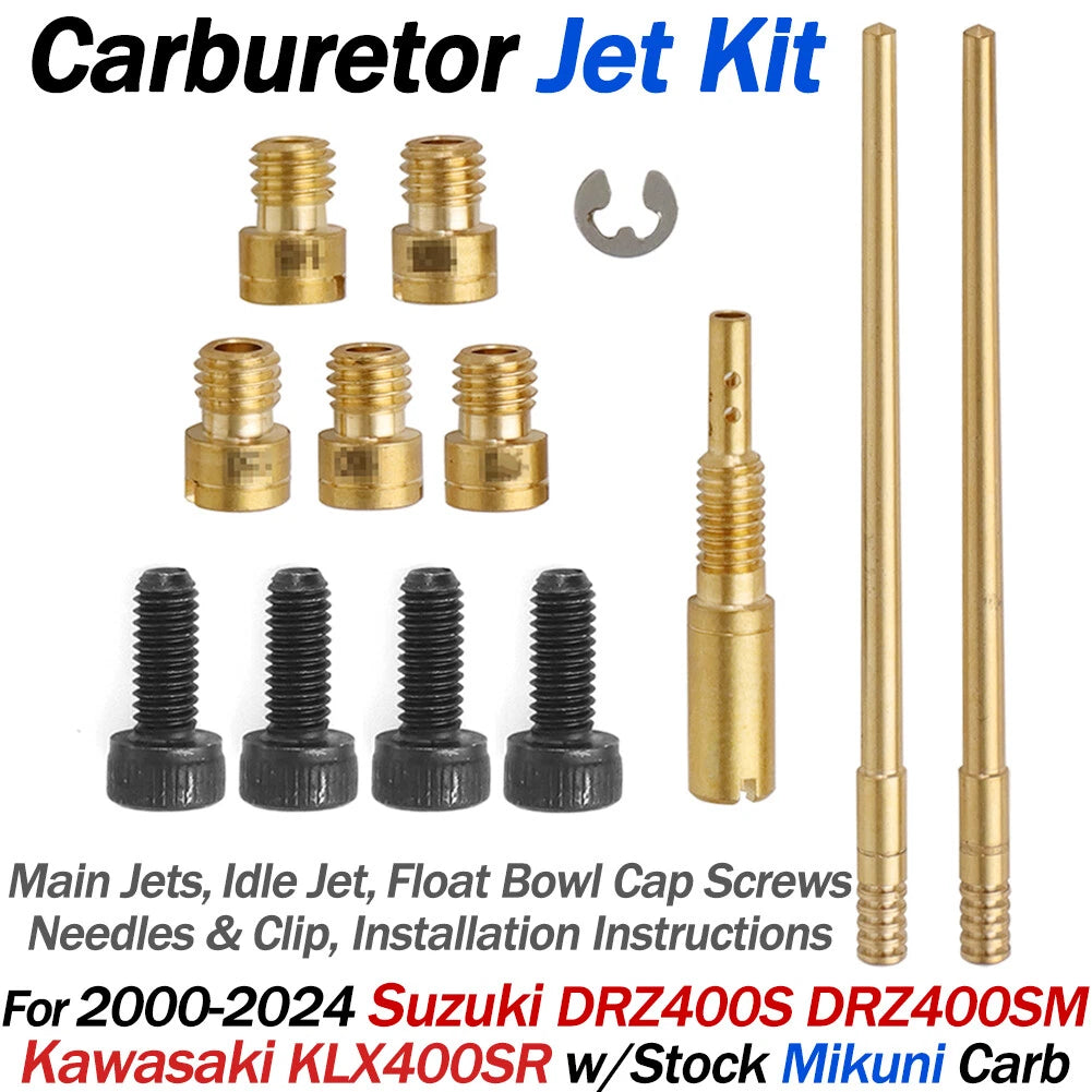 Jet Kit for Suzuki DRZ 400 S DRZ400SM (2000–2024) Mikuni Carb