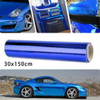 Mirror Vinyl Wrap Film Roll / 150x30cm / for Dark Blue Car