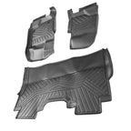Set of 2 TPE Waterproof Carpet Floor Mats for Ford F-150 Super Crew Cab (2015–2025)