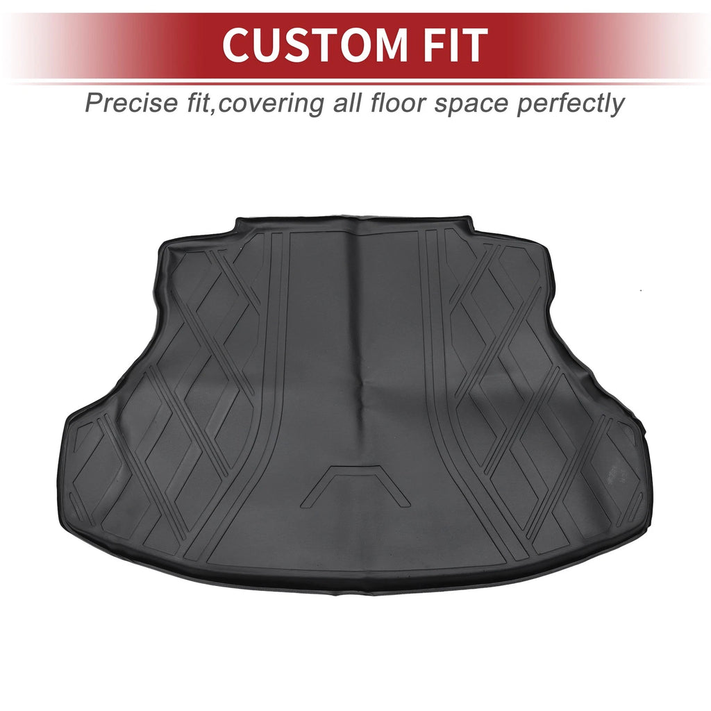 Cargo Liner Rear Trunk Mat for Honda Civic (2012–2015) TPE Diamond Pattern