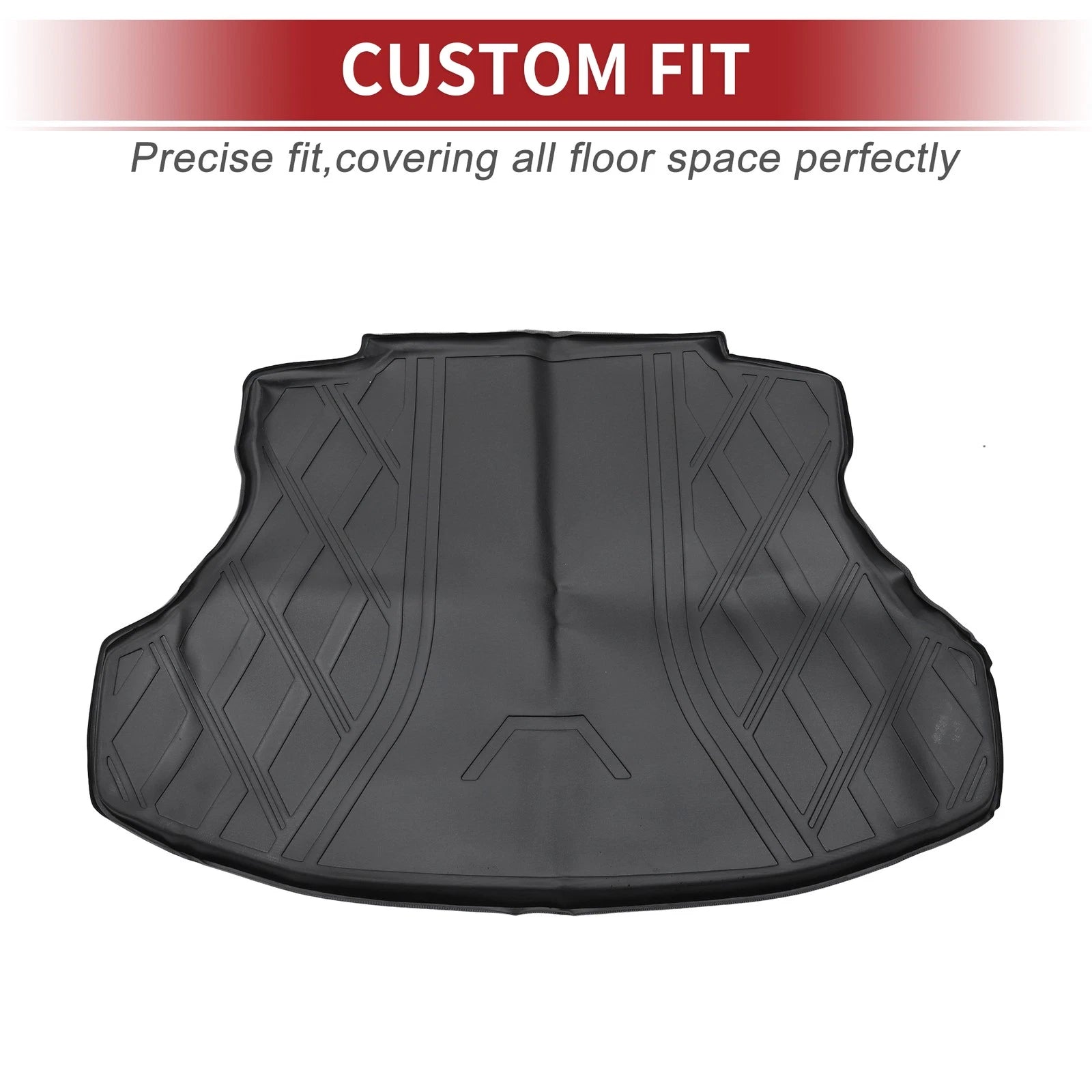 Cargo Liner Rear Trunk Mat for Honda Civic (2012–2015) TPE Diamond Pattern
