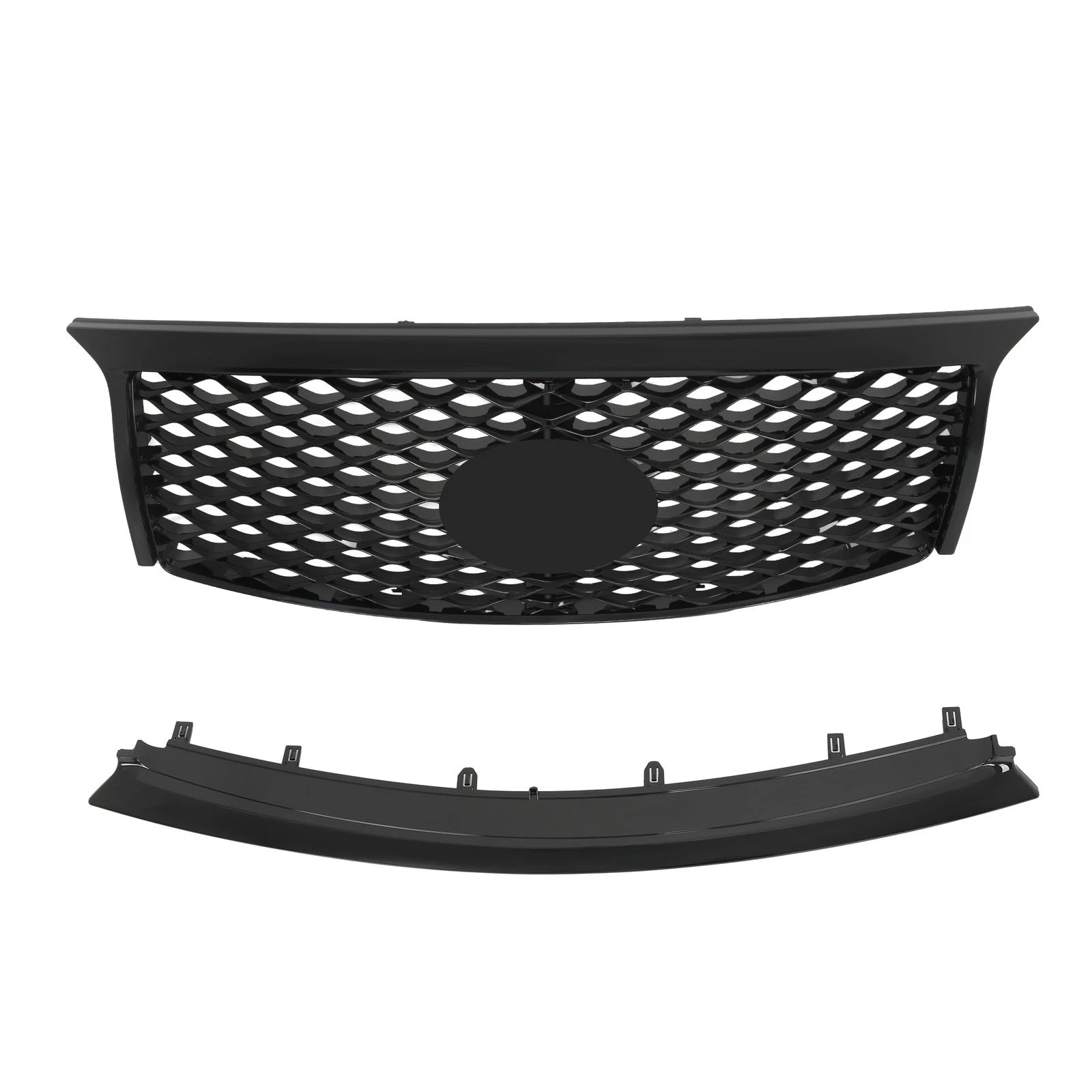 Front Upper Grille & Lower Bumper Trim for Infiniti QX80 (2015–2017)
