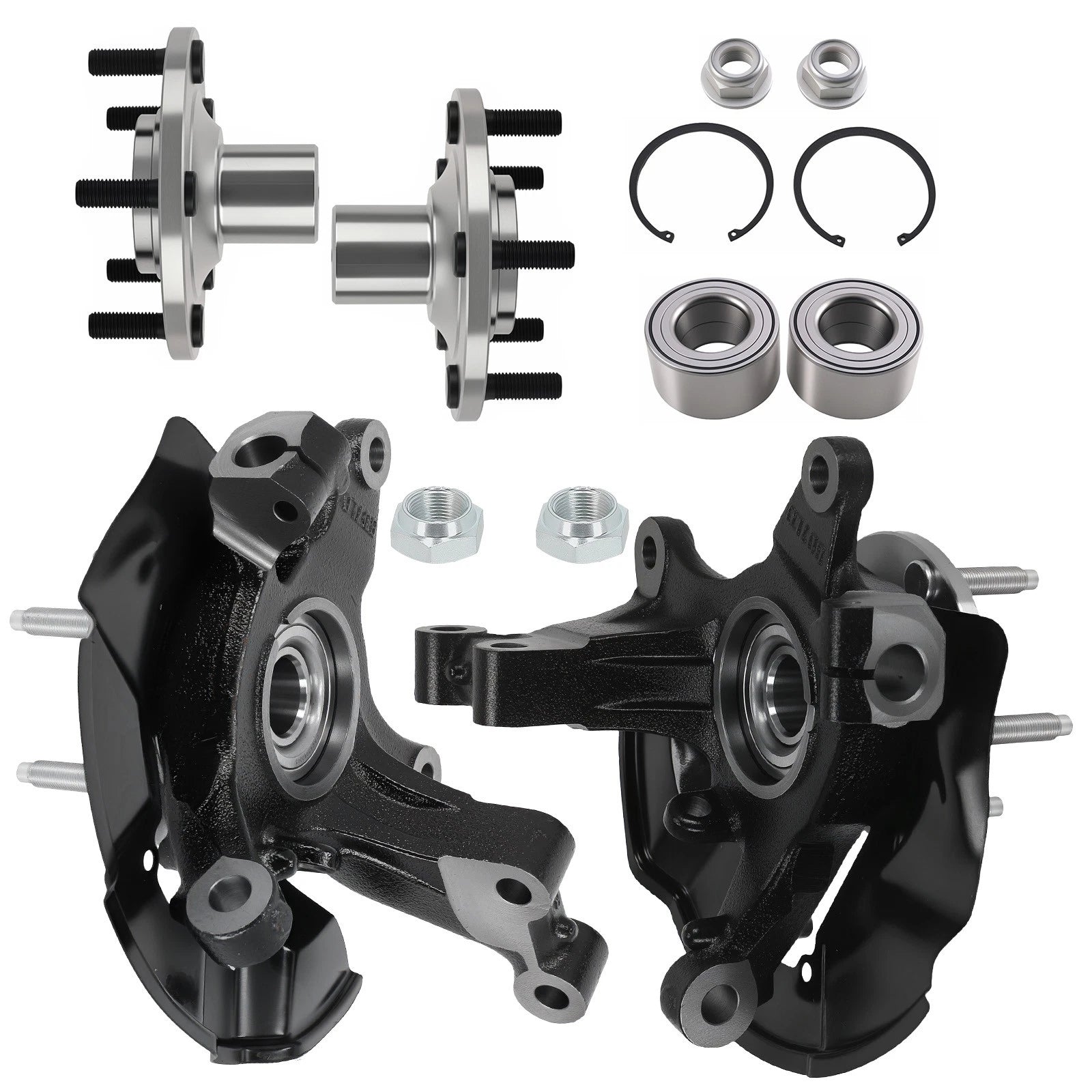 Front Steering Knuckle Hub Assembly for Ford Edge Lincoln MKX (2007–2010)