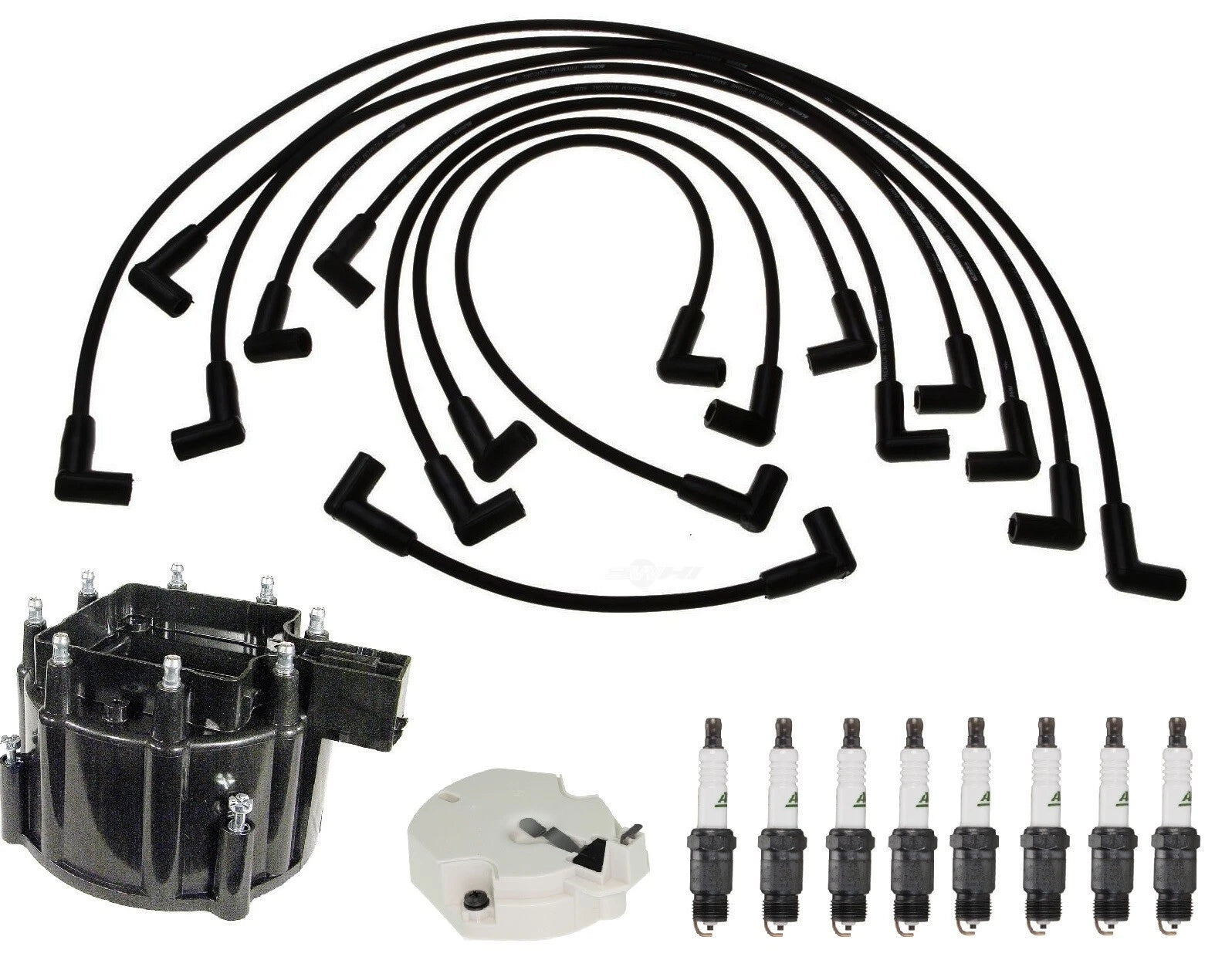 Distributor Cap / Rotor Kit / Spark Plug / Spark Plug Wire Kit for ACDelco