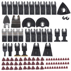 Set of 94 Oscillating Saw Blades for Universal Use