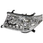Angel-eye Projector LED Chrome Headlights for Landcruiser 200 Series(2007–2015)