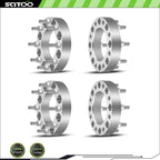 4X 8x180 Wheel Spacers 1.5" 14x1.5 for Silverado Sierra 2500HD 3500HD (2011–2023)