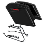 5" Stretched Hard Saddle Bags Conversion Brackets for Harley Softail (1984–2017)
