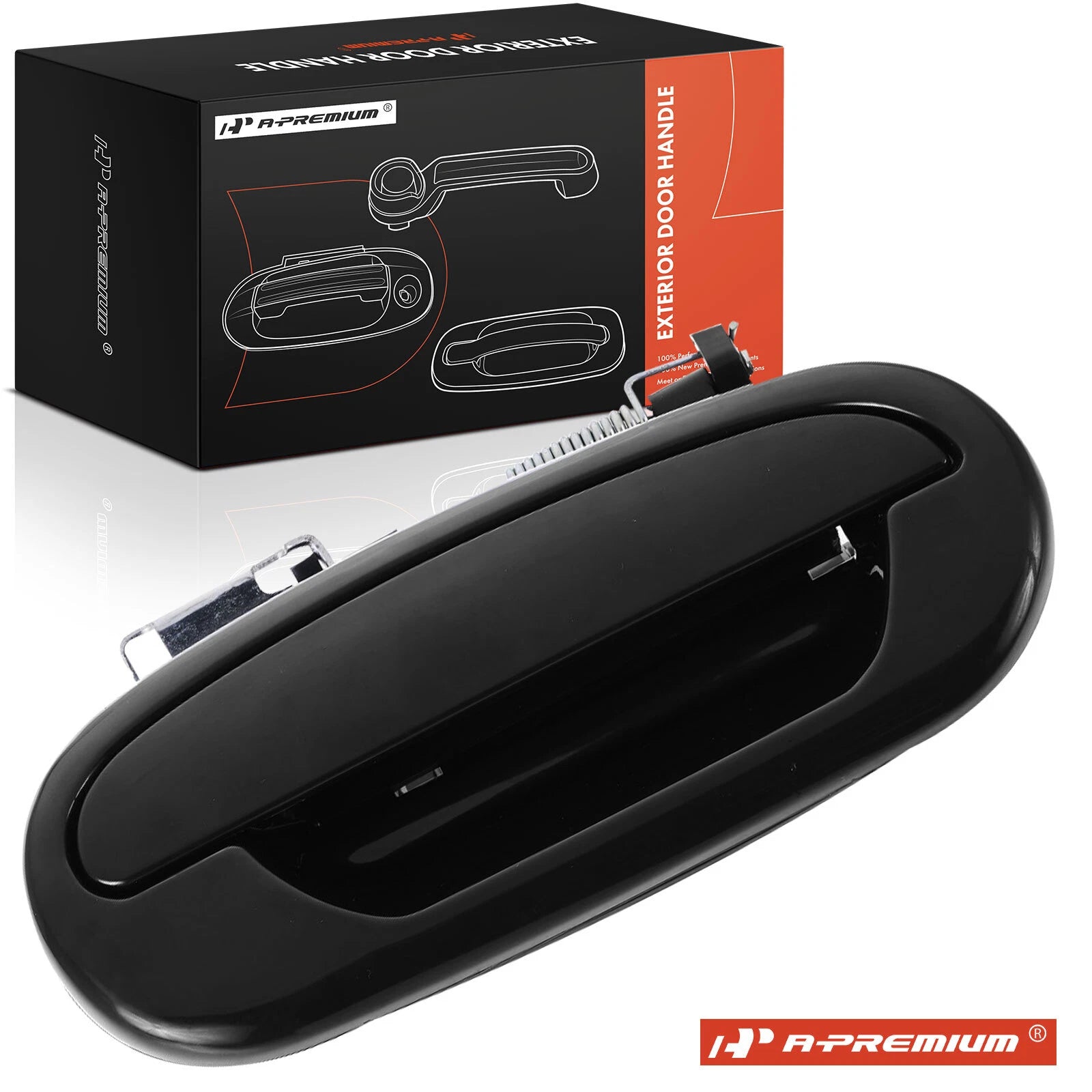 Front Right Door Handle for Ford F150 (1997–2003) - Black Plastic