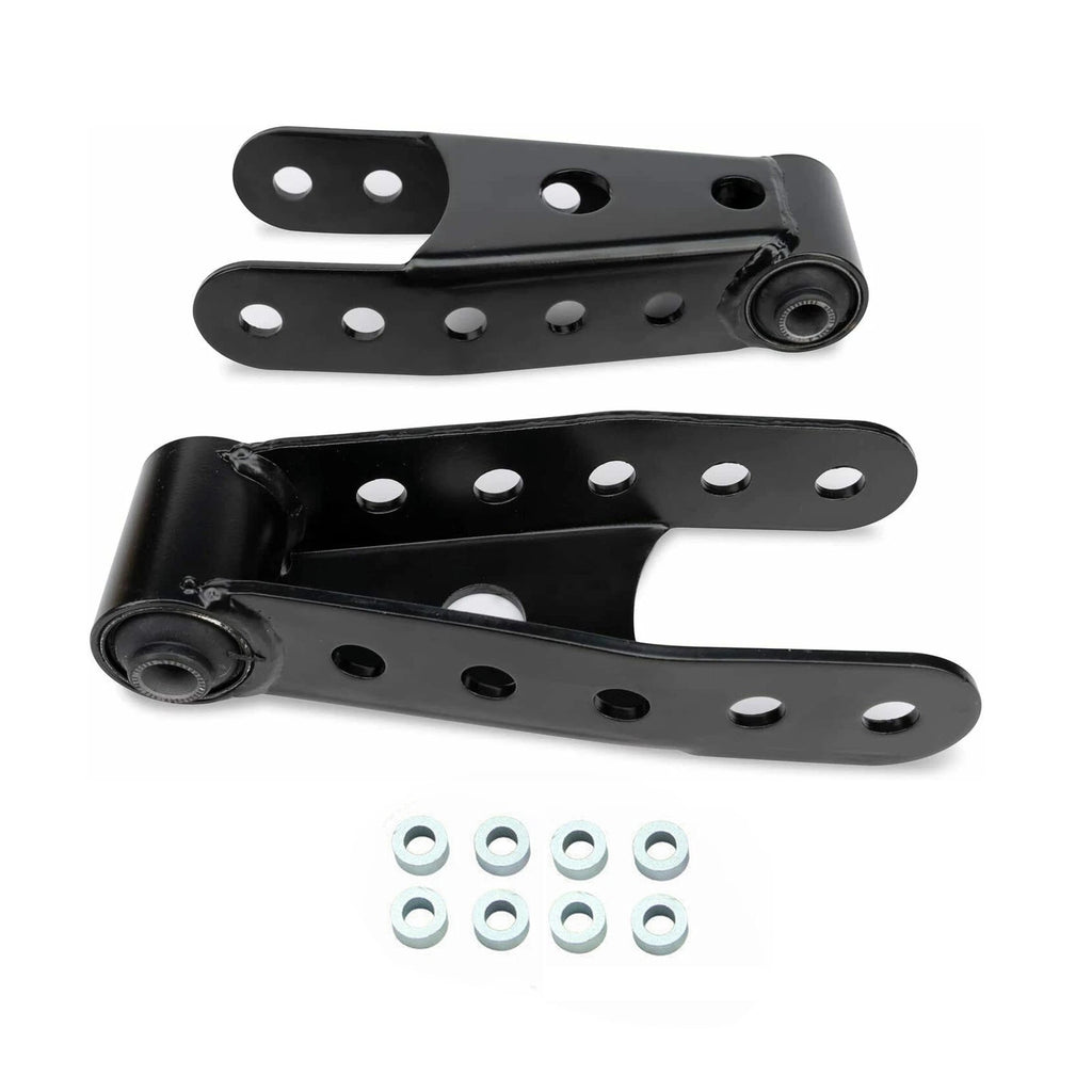 2"–3" Rear Lowering Drop Shackle Kit for Chevrolet Silverado 1500 (2007–2018)