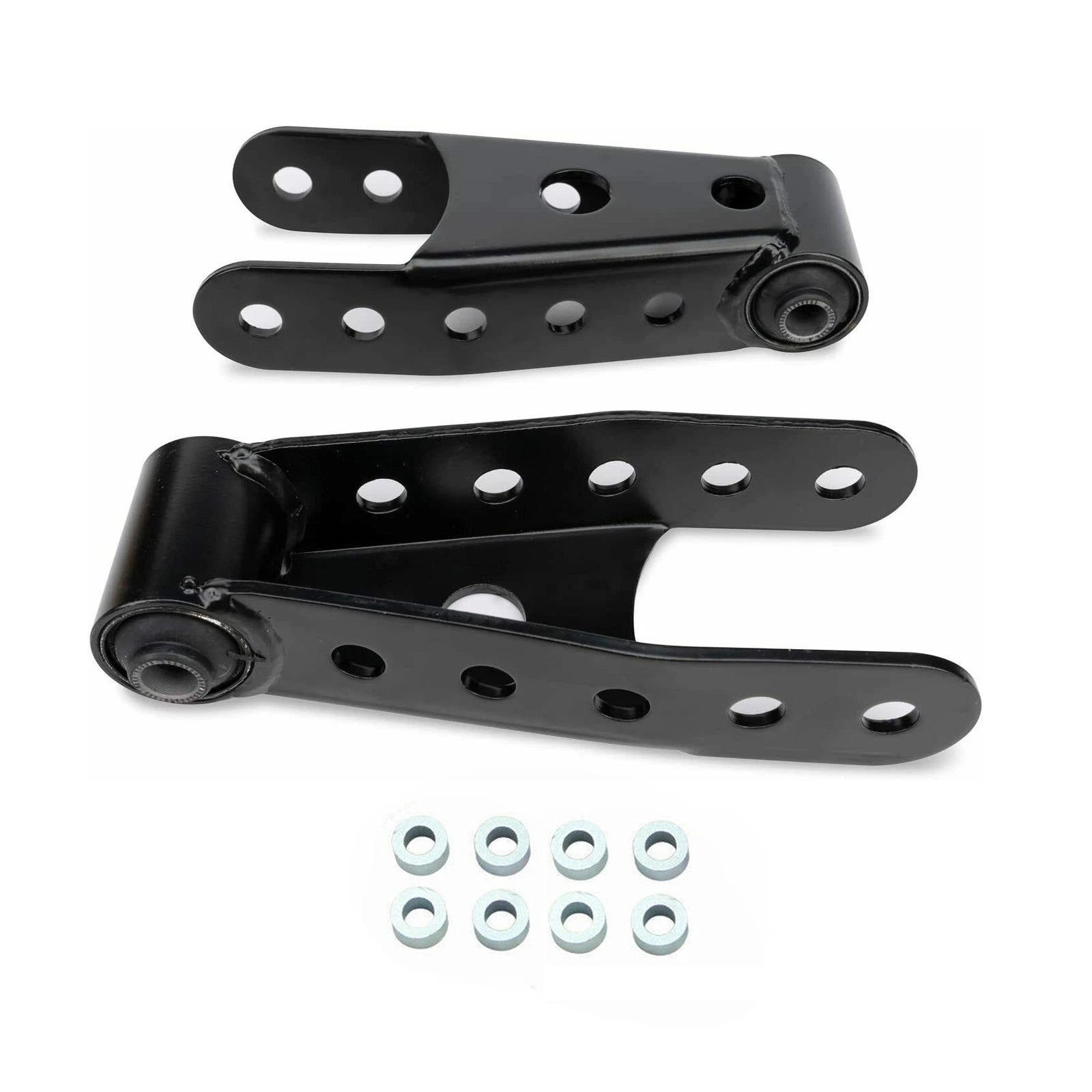 2"–3" Rear Lowering Drop Shackle Kit for Chevrolet Silverado 1500 (2007–2018)