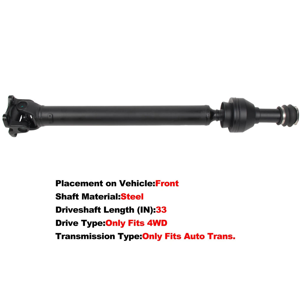 Front Drive Shaft Assembly for Dodge Ram 1500 4WD (2002–2006)