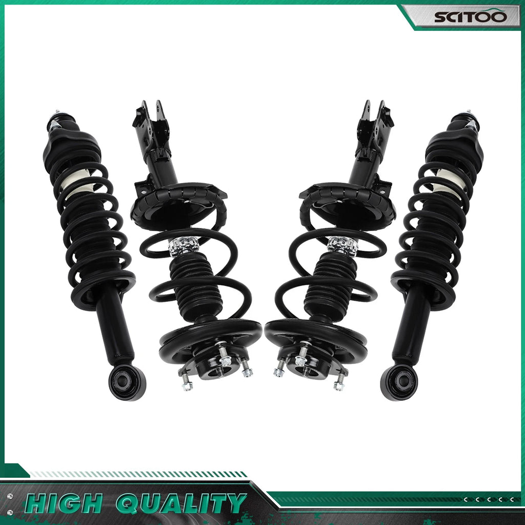 Set of 4 Complete Struts Shocks Springs for Mitsubishi Lancer GTS (2008–2010)