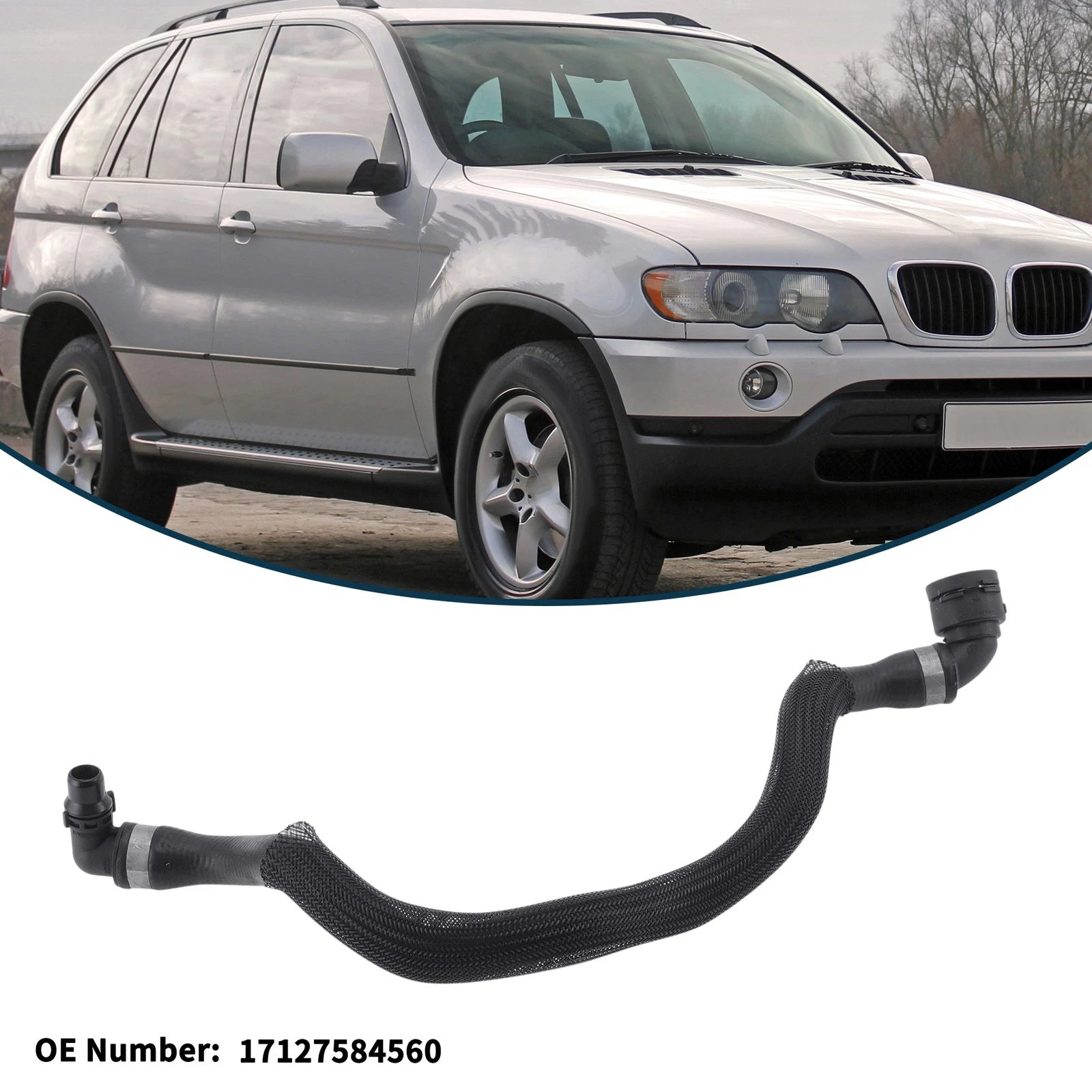 Radiator Hose Pipe No.17127584560 for BMW X5 (2000–2006)