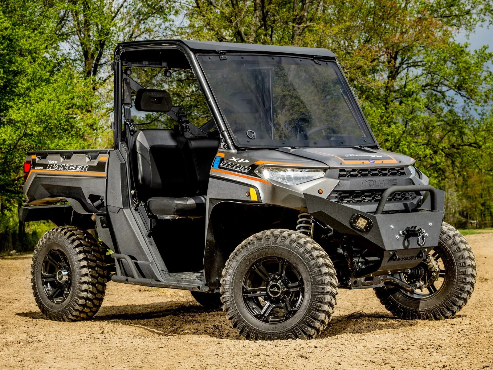 Flip Windshield for Polaris Ranger 1000 (2020–2023) - Dark Tint