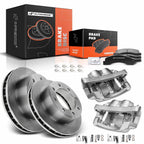 Front Brake Rotors & Pads with Calipers for F-250 Super Duty (1999–2007)