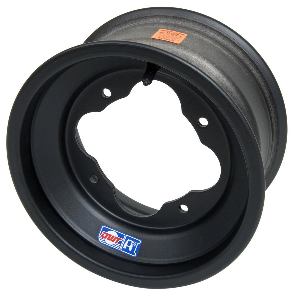 DWT A5 Matte Black Rolled Lip Rims Set of 4 for TRX 450R 400EX 250R 300 (2004–2023)