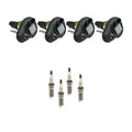 Set of 4 NGK Ignition Coils & Platinum Spark Plugs for Canyon Colorado (2015–2022)