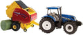 ERTL 1/32 New Holland T6.180 with Roll-Belt 560 Round Baler (13966)
