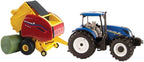 ERTL 1/32 New Holland T6.180 with Roll-Belt 560 Round Baler (13966)