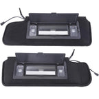 Pair Sun Visors with Vanity Mirror & LED Light for Chevy Corvette C4 (1984–1996)