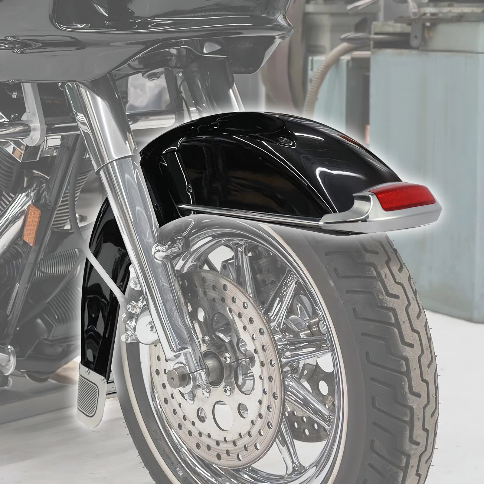 Unpainted Front Fender for Harley Touring Electra Tri Glide Road King (1989–2013)