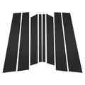 8pcs Door Pillar Window Trim for Ford Territory (2023–2024) Black