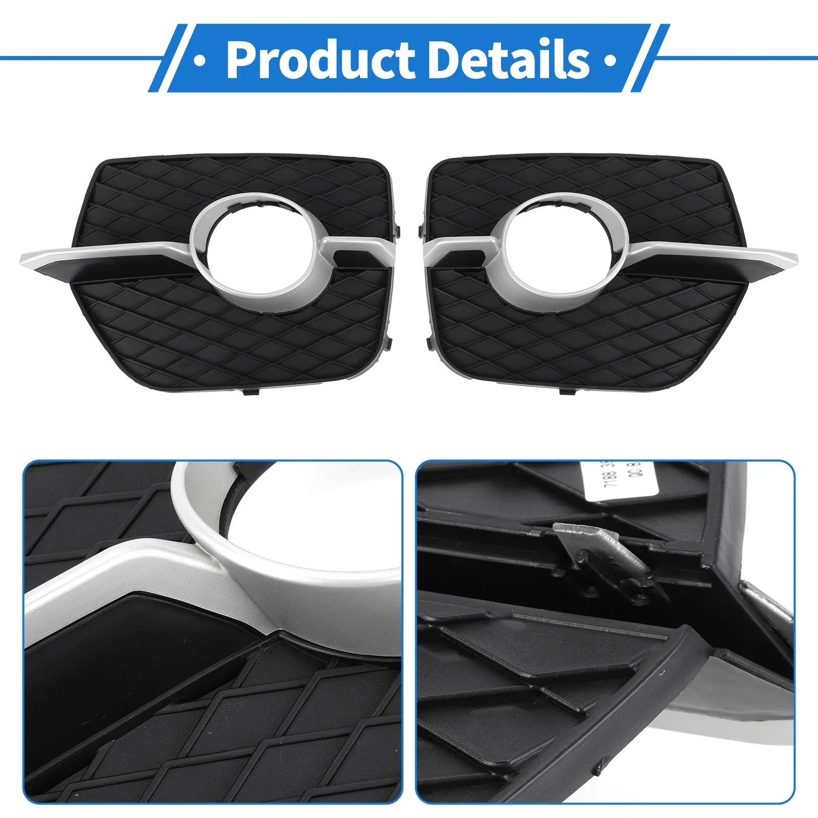Front Left / Front Right Fog Light Grill for BMW X6