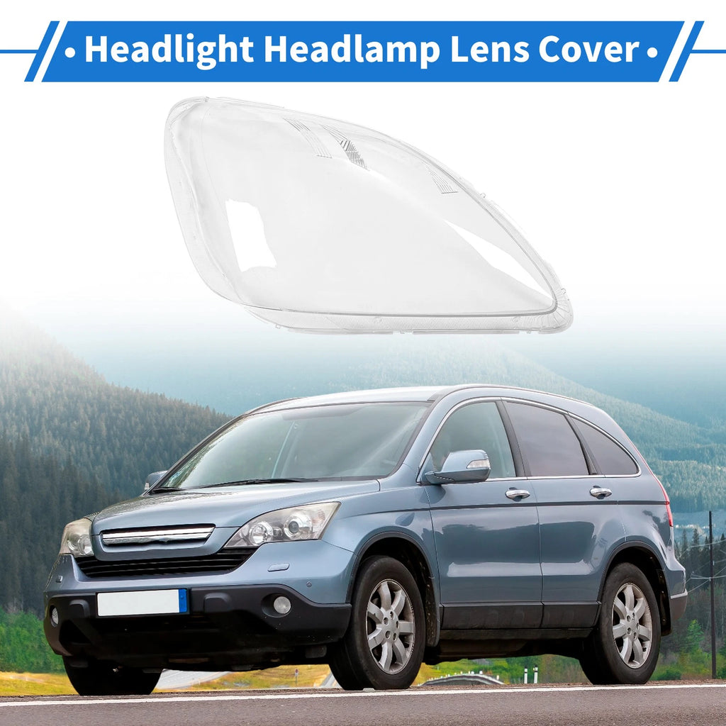 1 Pcs Headlight Lens Cover for Honda CR-V (2005–2006) PC Clear