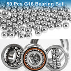 50 Pcs 8mm Steel Ball Bearings G16 Precision