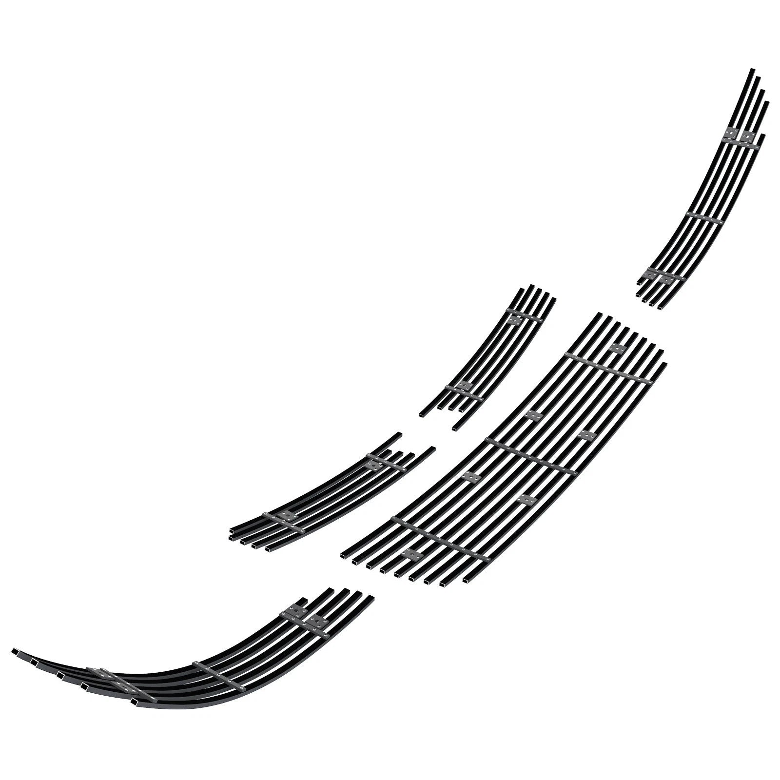 Black Billet Grille Insert Combo for Chevy Impala LT/LS (2006-2013)