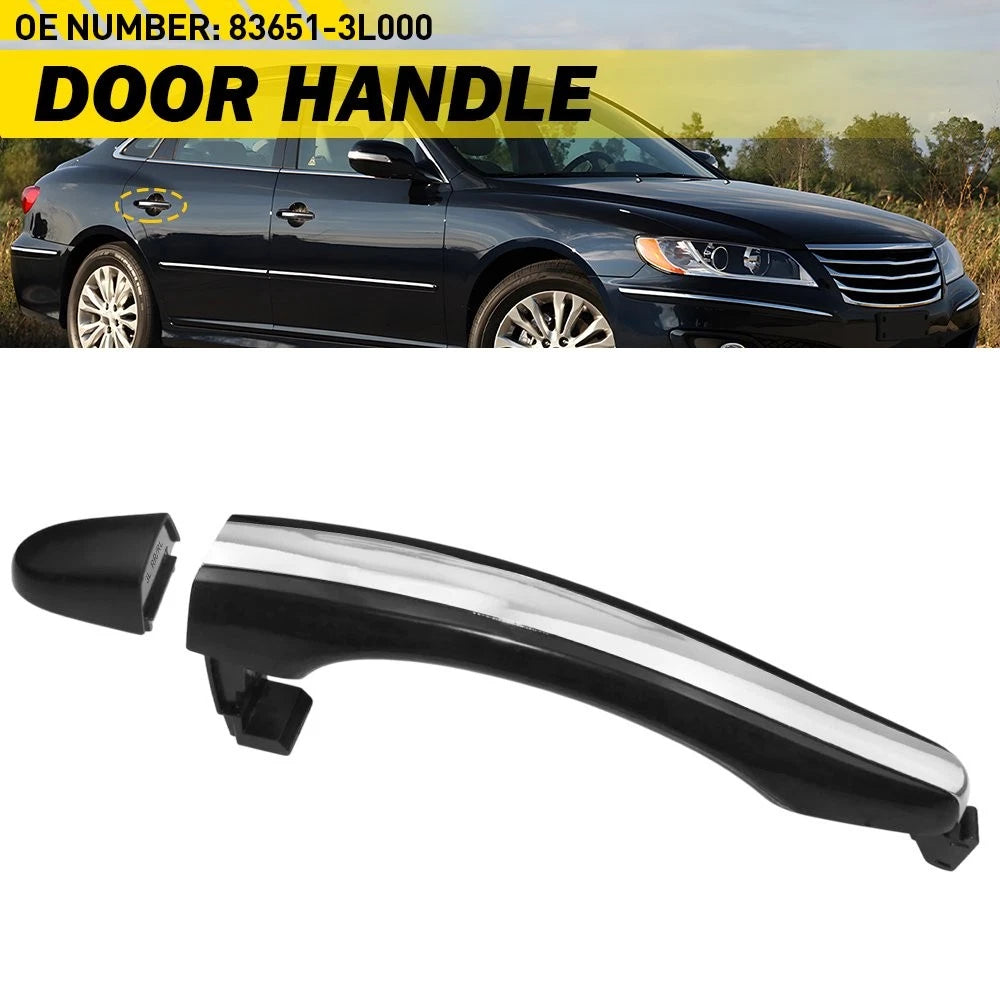 Chrome Black Exterior Door Handle Set for Hyundai Azera (2006–2011)