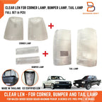 Clear Lens Corner Bumper Turn Signal Light Set for Mazda B-Series (85-98)