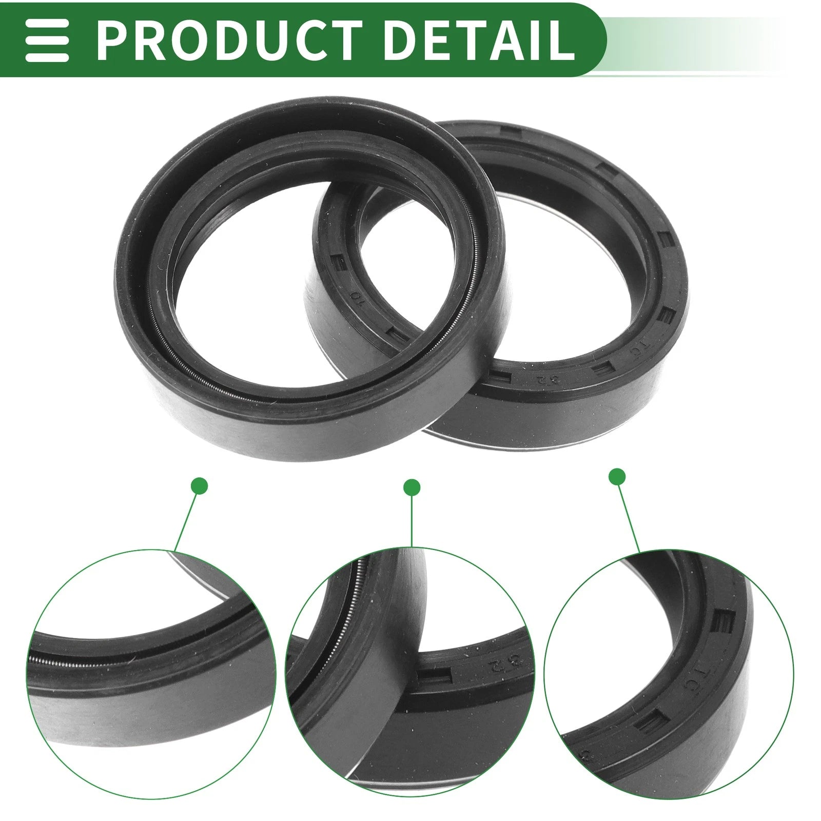 Set of 5 Oil Seal Rotary Shaft Seal NBR Rubber 32x42x10mm