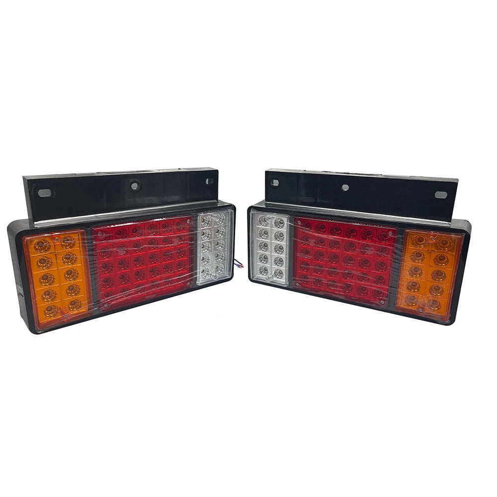Pair 50LED Rear Tail Light for GMC Isuzu Elf Truck NPR NQR NRR NKR NHR (1984–up)