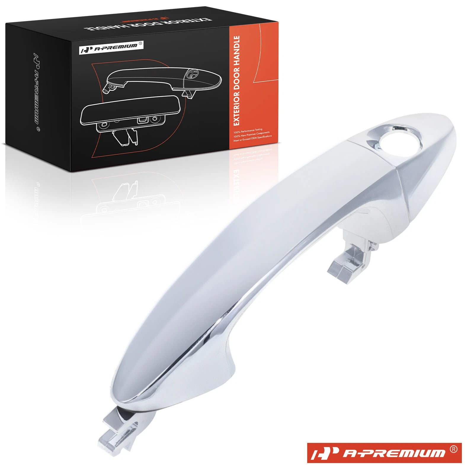 Chrome Exterior Door Handle for Ford Fiesta (2011–2019)