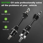Set of 2 CV Axle Drive Shafts for Can-Am Outlander Max 400 (2007–2014)