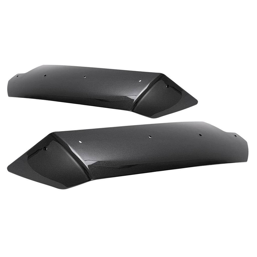 Trunk Spoiler Wing Side Winglets for Chevy Corvette C7 (2015–2019) Gloss Black