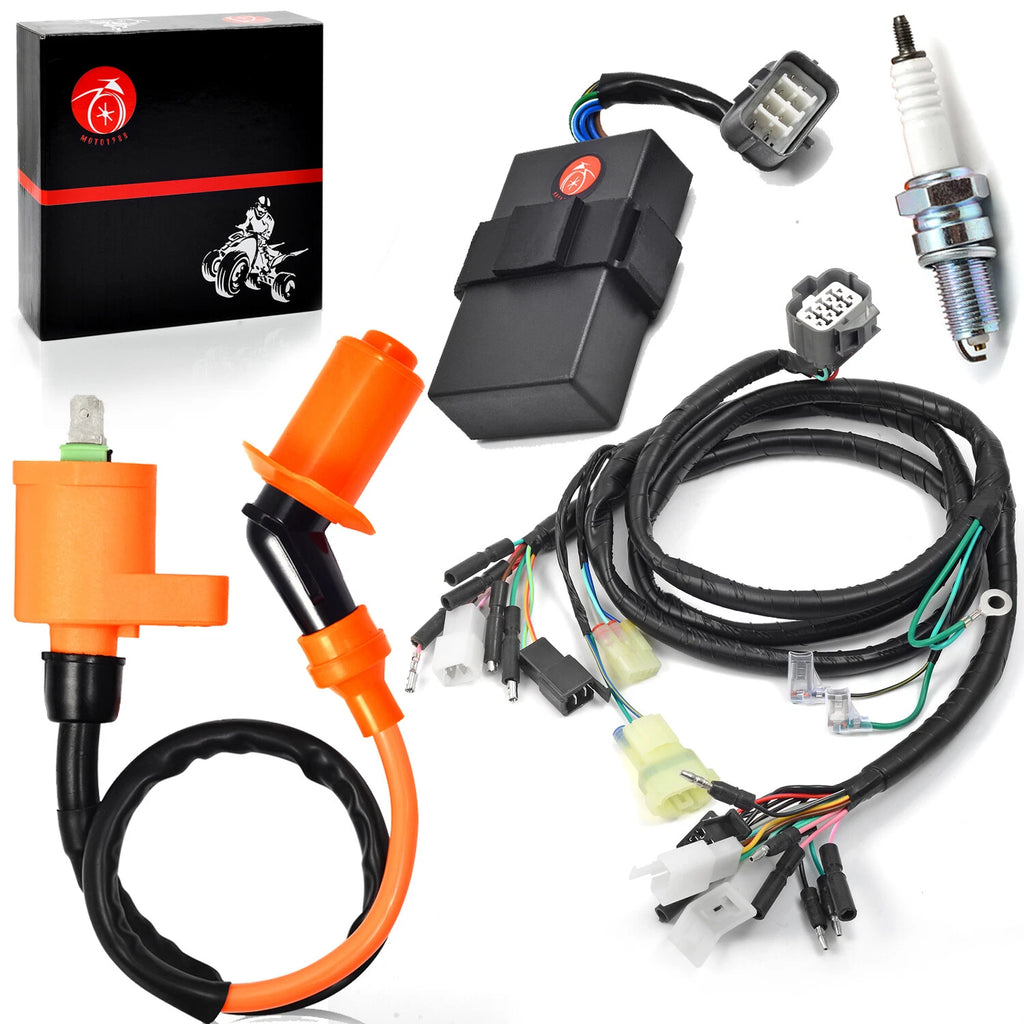 Ignition Coil CDI Spark Plug Wire Harness for Honda FourTrax TRX300 (1997-2000)