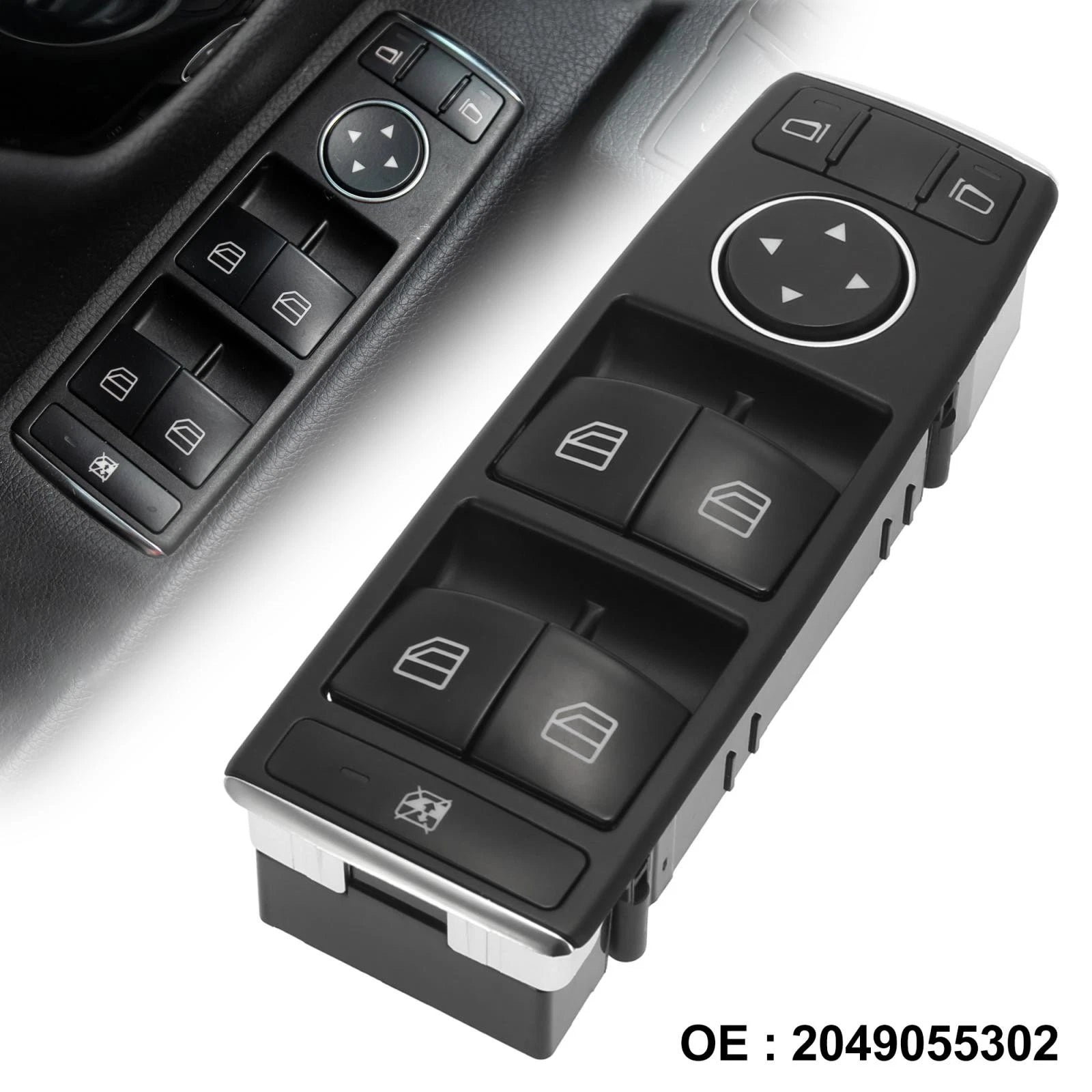 Master Driver Side Power Window Switch 2049055302 for Mercedes-Benz GLK280 (2009)