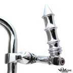 Chrome 5" Long Foot Peg Kit for CVO Limited FLHTKSE (2014–2020)