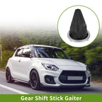 Gear Shift Stick Gaiter for Suzuki Swift (2005–2010) Matte Silver Black