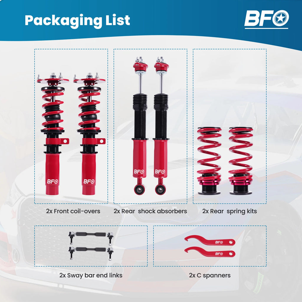Coilover Suspension Lowering Kit for BMW Z4 (E85) (2002–2008)