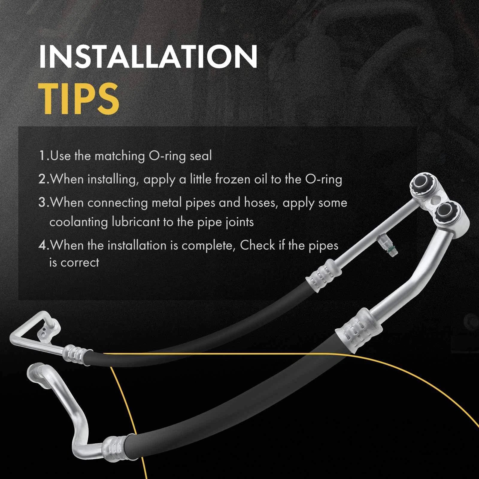 A/C Manifold Line Hose Assembly for Chevy Equinox (2006–2009)
