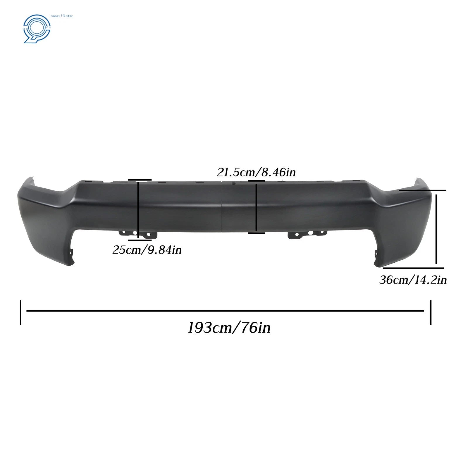 Black Front Bumper for Chevrolet Silverado 2500 HD 3500 HD (2020-2023)