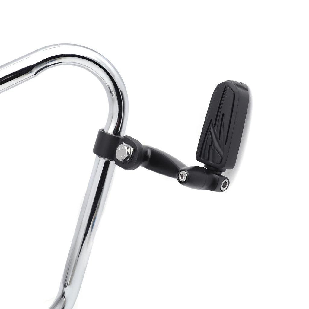 Black Flash Arched FootPeg for Yamaha XV250 XV400 XV535 (1.25")
